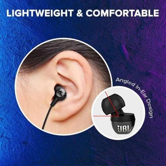 JBL C100SI In-Ear Headphones - Black